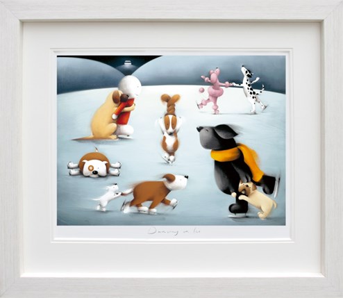 Dancing on Ice by Doug Hyde - Framed Limited Edition on Paper